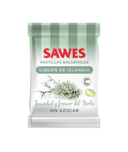 Καραμέλες Sawes σακούλα με λειχήνα Ισλανδίας