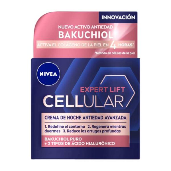Nivea Cellular Filler Elasticität Nachtcreme Anti-Aging Anti-Falten 50 ml
