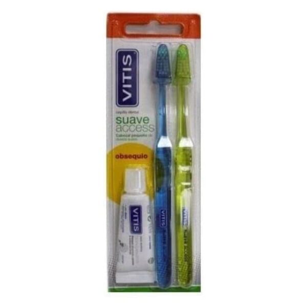 Spazzolino dentale adulto morbido Vitis Access, 1 unità in blister