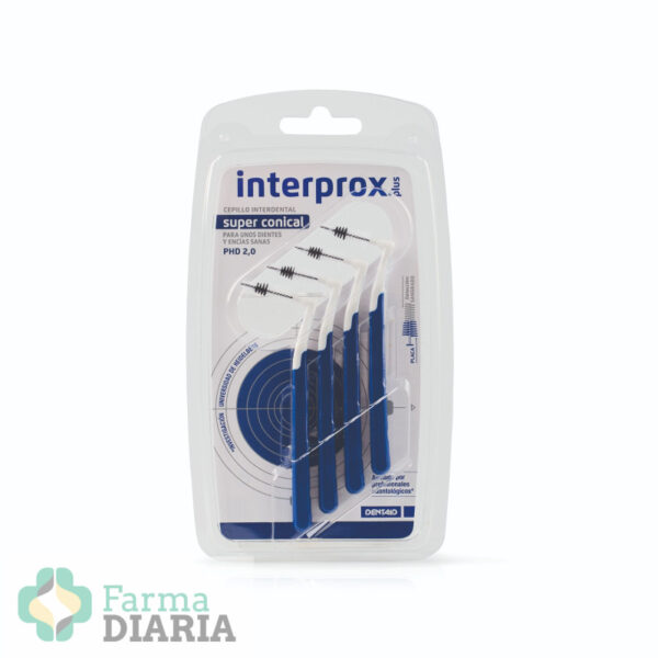 Interprox 2G superkegelige interproximaalborstels, blister met 4 eenheden