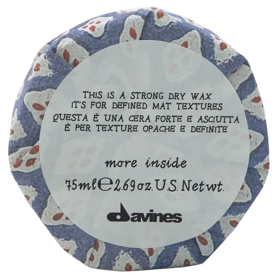 Davines Haarwachs Strong Dry Wax starke Fixierung trockenes Finish 75 ml
