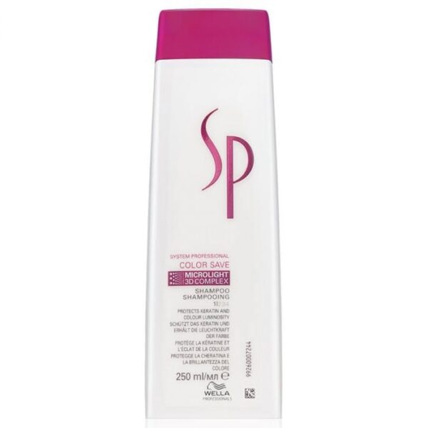 Wella Shampooing Color Save pour cheveux teints, bouteille 250 ml