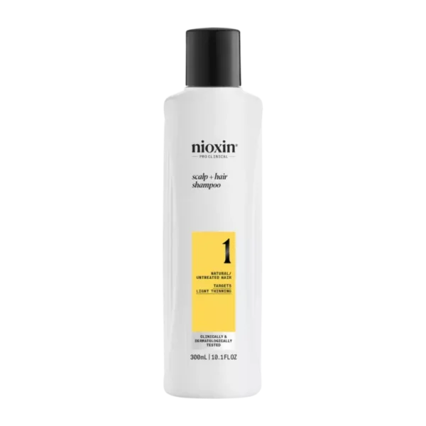 Shampooing nettoyant Nioxin System 1 pour cheveux naturels affinés 300 ml