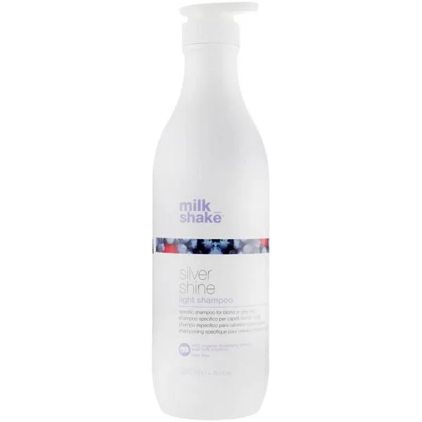 Matirajući šampon Milk_shake Silver Shine Light za plavu kosu i sijedu 1 L