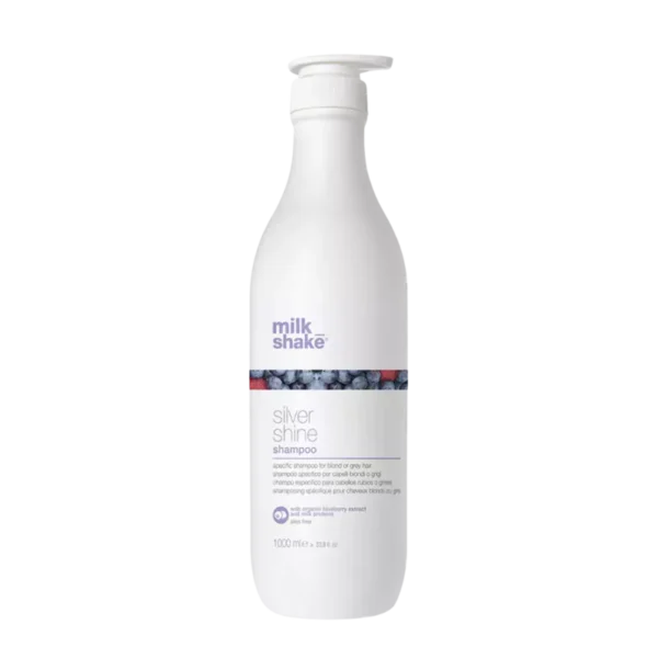 Milk Shake Shampooing matifiant Silver Shine pour cheveux blonds ou gris 1L