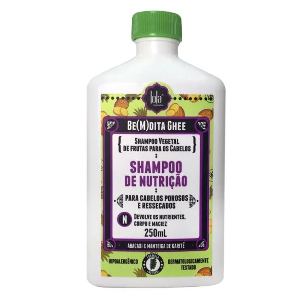 Lola Cosmetics Champú nutritivo Be(M)dita Ghee piña y manteca de bacuri 250 ml