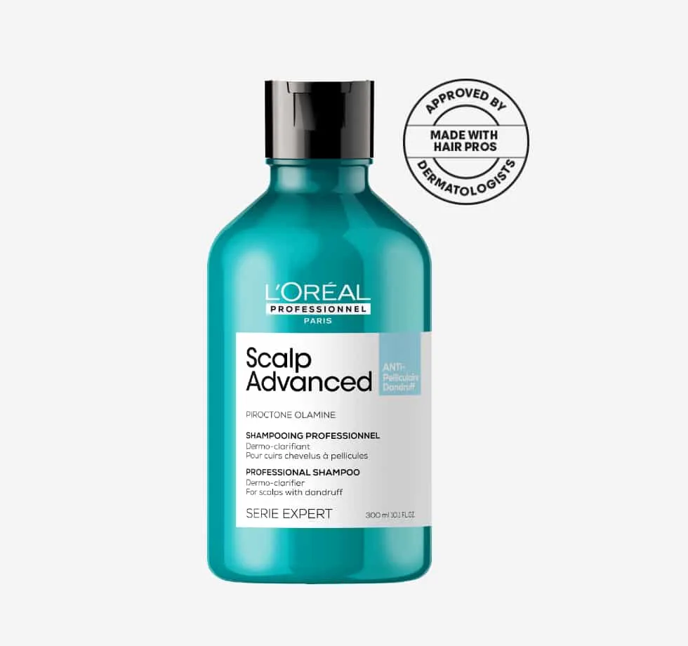 L’oréal Professionnel Paris Shampoo Scalp Advanced anti-roos zuiverende hoofdhuid, fles 300 ml
