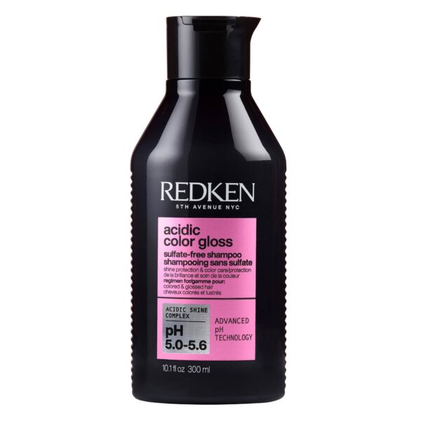 Redken Shampú sem sulfatos Acidic Color Gloss para cabelo colorido e com brilho 300 ml