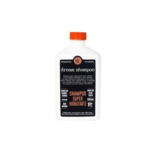 Lola Cosmetics Shampooing super hydratant Lola Dream pour cheveux secs et abîmés 250 ml