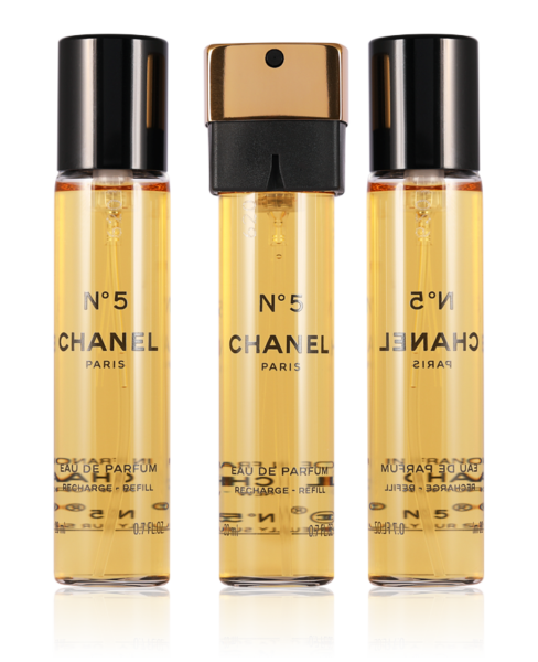 Chanel N°5 Eau de Parfum Frau 3×20 ml Nachfüllpack Reisezerstäuber