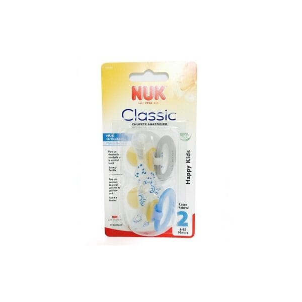 Anatomisk latex sutte NUK Star 6-18 måneder pakke med 2 enheder