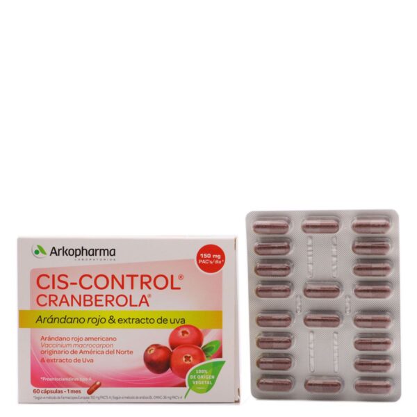 Cis-Control Cranberola complément urinaire 60 capsules