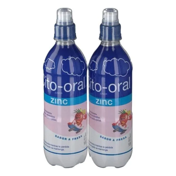 Cito-Oral Junior Zinc saveur fraise solution buccale 2 x 500 ml