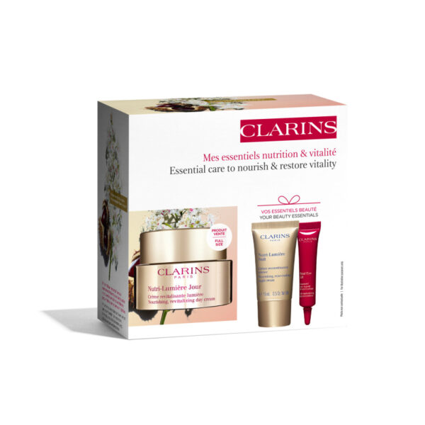 Cofre Clarins Nutri-Lumière Giorno 50 ml + Notte 15 ml + Total Eye Lift 7 ml