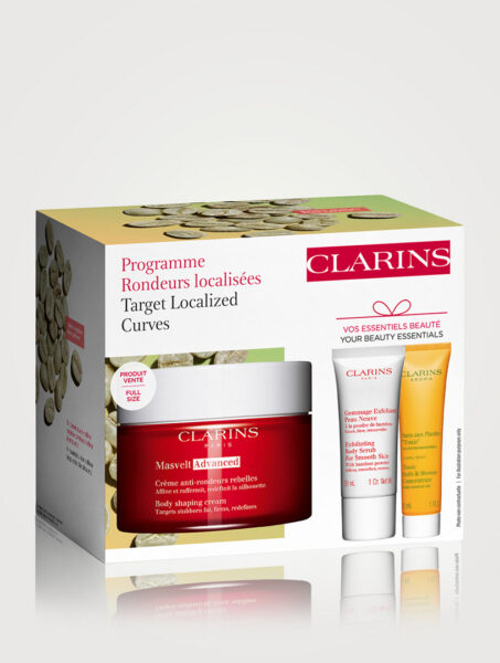 Coffret corporel Clarins Masvelt 200 ml + exfoliant 30 ml + Bain Tonic 30 ml