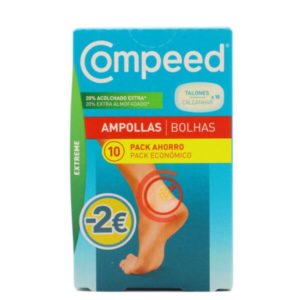 Compeed Ampollas Extreme apósitos hidrocoloides pack ahorro 10 unidades