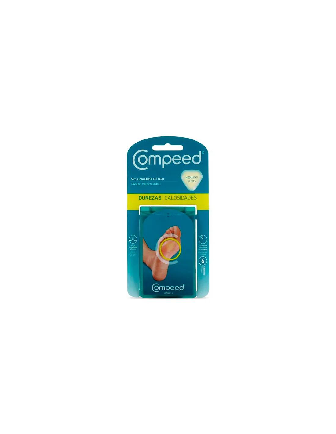Compeed duroni taglia media, 6 cerotti idrocolloidali adesivi