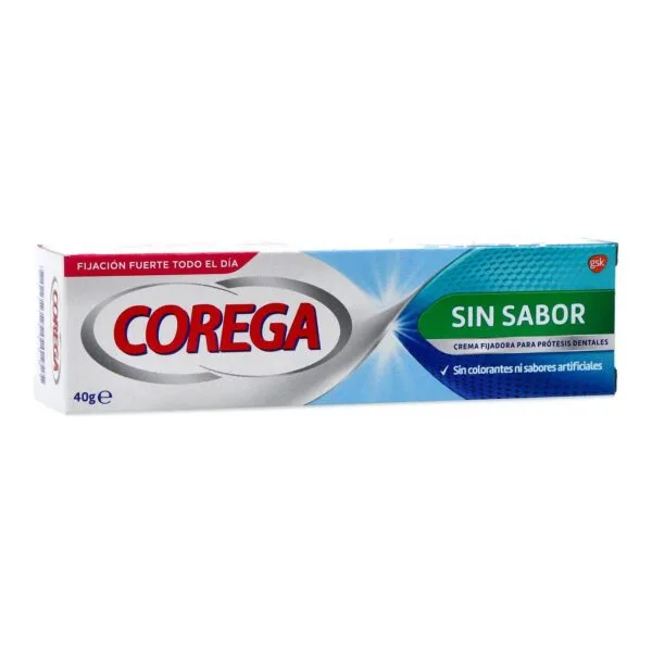 Corega Extra Fuerte Sin Sabor adhesivo para prótesis dentales 40 g