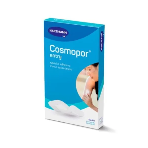Cosmopor Entry sterile klæbende forbindinger 15×8 cm, kasse med 10 enheder