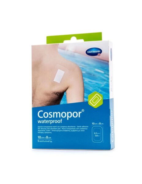Cosmopor Waterproof αποστειρωμένο αυτοκόλλητο επίδεσμο αδιάβροχο, 5 μονάδες