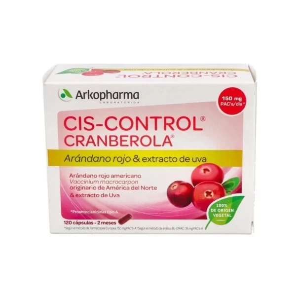 Cranberola complément alimentaire canneberge rouge 120 capsules