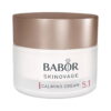 Creme facial Babor calmante Skinovage Calming Cream pote 50 ml