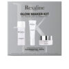 Rexaline Crystal Bright lotto anti‑età idratante antiossidante, travel kit 3 pezzi