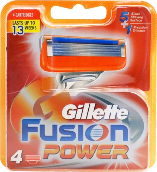 Zamjenske oštrice Gillette Fusion5 Power s antifrikcijskim listićima za brijač