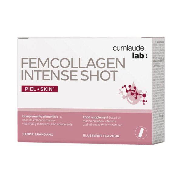 Cumlaude Lab Femcollagen Intense Shot sabor arándano 7 viales bebibles 25 ml