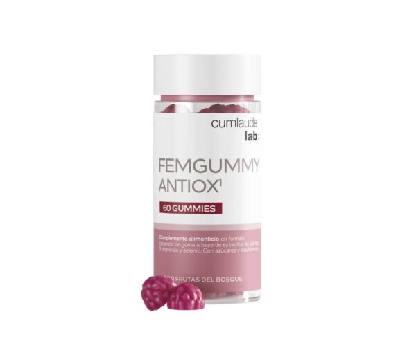 Cumlaude Lab Femgummy Antiox frutas del bosque 60 gominolas