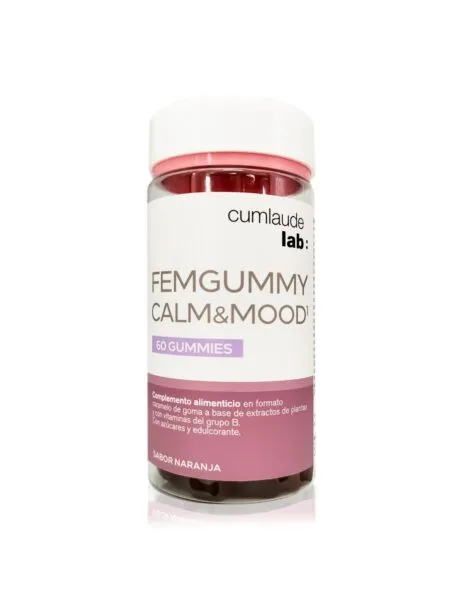 Cumlaude Lab Femgummy Calm & Mood gumki o smaku pomarańczy 60 sztuk