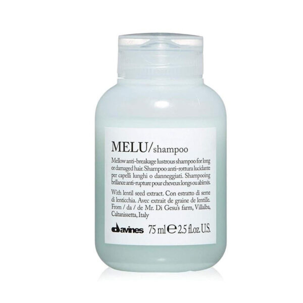 Davines Essential Haircare MELU Shampoo Anti-rupture Cheveux Longs ou Endommagés 75 ml