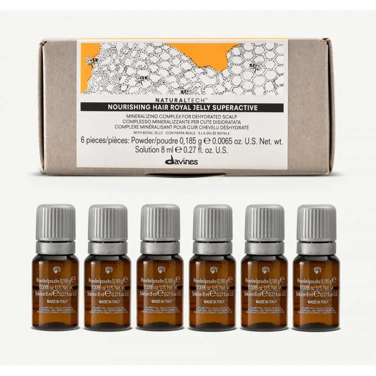 Davines Jalea Real Superactiva θεραπεία μαλλιών σε αμπούλες 6 x 8 ml
