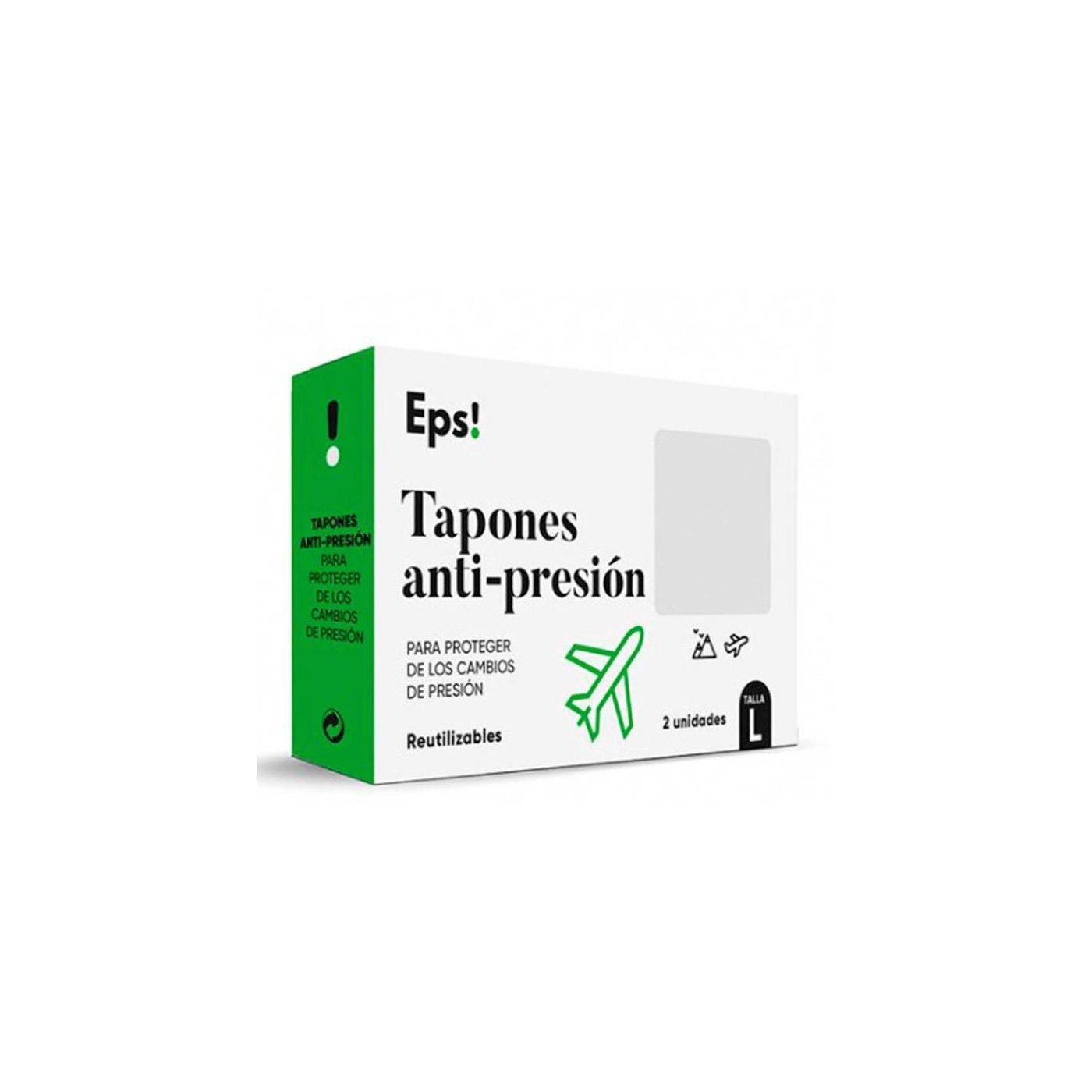 Deiters EPS! tapones antipresión talla L, blíster con 2 unidades