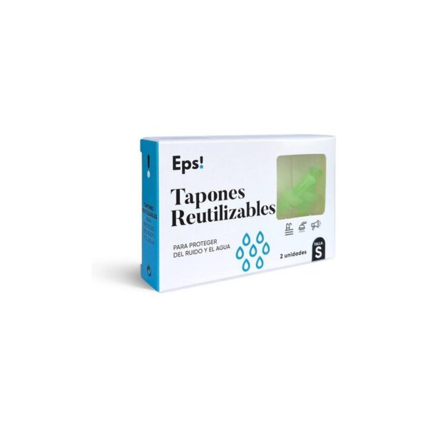 Deiters eps! tapones de oído de silicona reutilizables talla L, 2 unidades