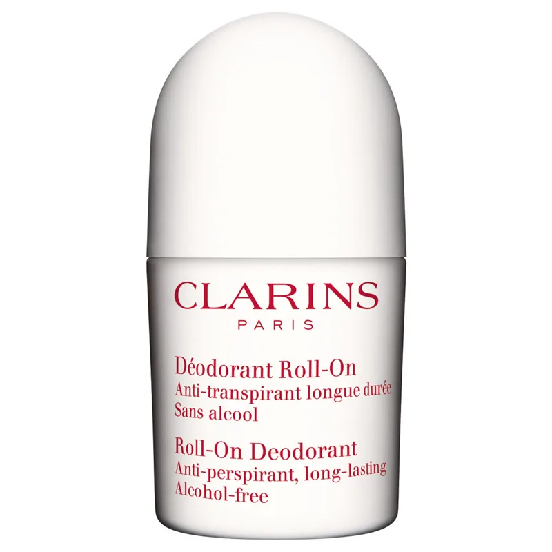 Clarins dezodorant roll-on antypotny bez alkoholu 50 ml dla wrażliwej skóry