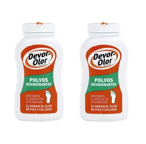 Devor Olor polvos desodorantes pack 2 x 100 g