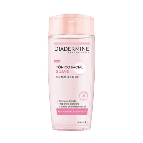 Diadermine tonico facciale delicato pH 5, detergente viso 200 ml