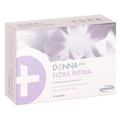 DONNAplus Flora Intime 14 Vaginale Probiotische Kapseln für Vaginale Flora