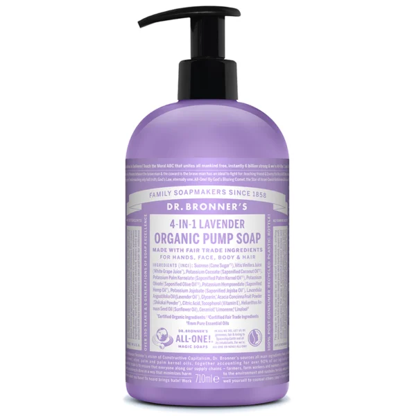 DR Bronners Dr. Bronner’s jabón líquido de azúcar lavanda 710 ml