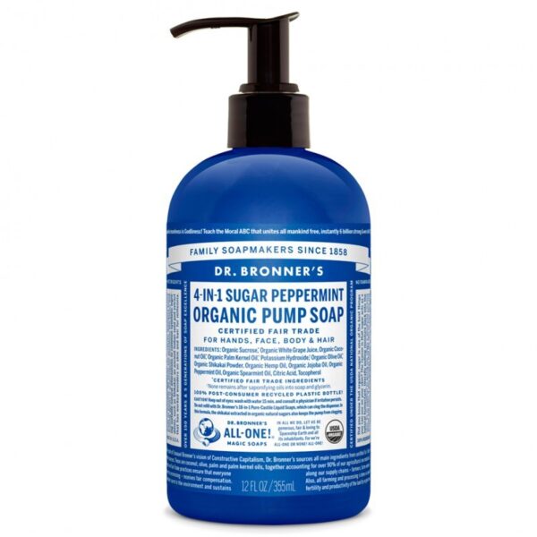 DR Bronners Dr. Bronner’s jabón líquido de azúcar menta 710 ml