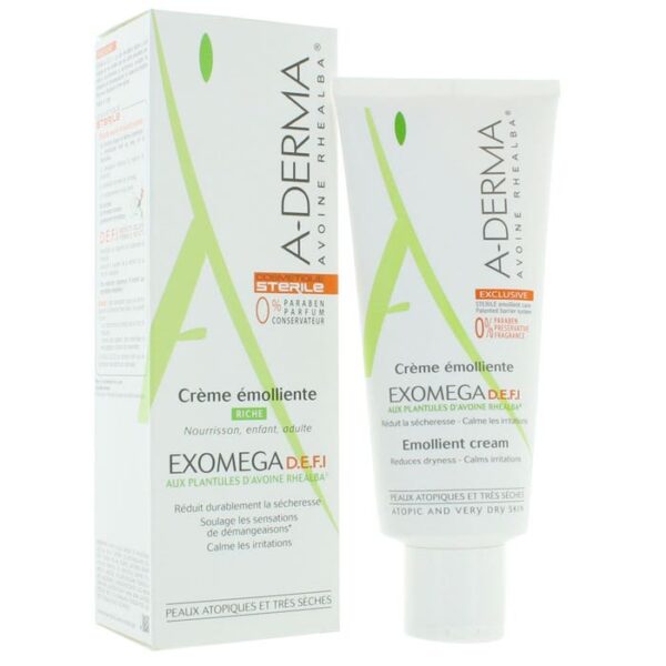 Ducray A-Derma Exomega Control crema emolliente anti-grattato pelle atopica 200 ml