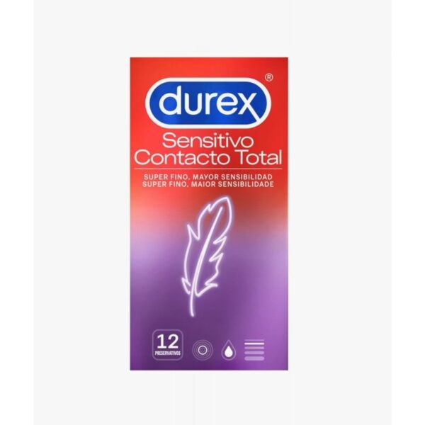 Durex Kondome Sensitivo Kontakt Total ultrafein Schachtel 12 Stück