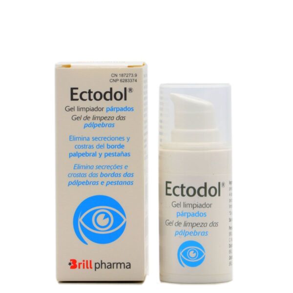 Ectodol gel limpador de pálpebras 15 ml