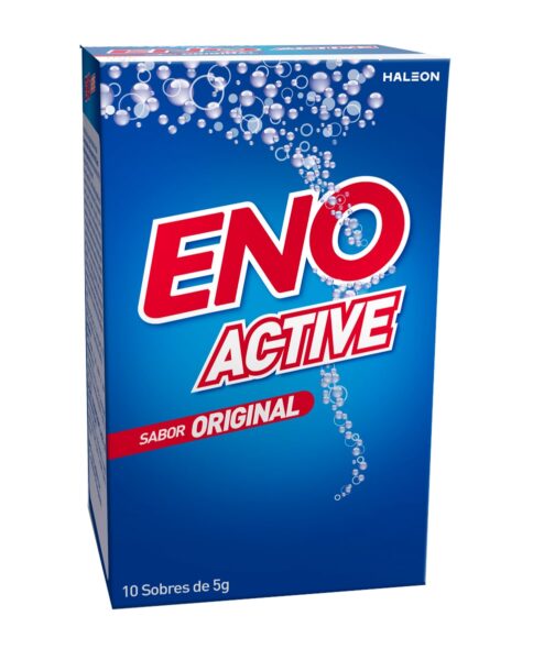 Eno Active antiacido effervescente gusto originale, 10 bustine di polvere orale