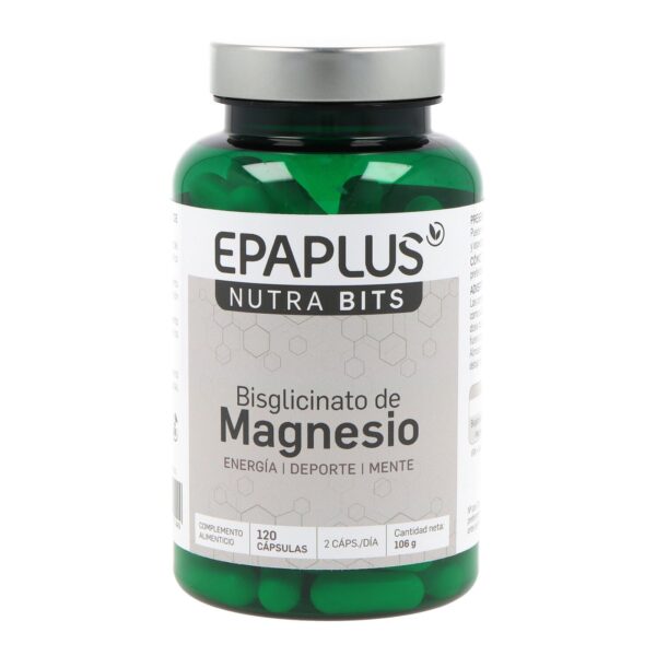 Epaplus Nutrabits Magnesiumbisglycinat, Nahrungsergänzungsmittel, 120 Kapseln