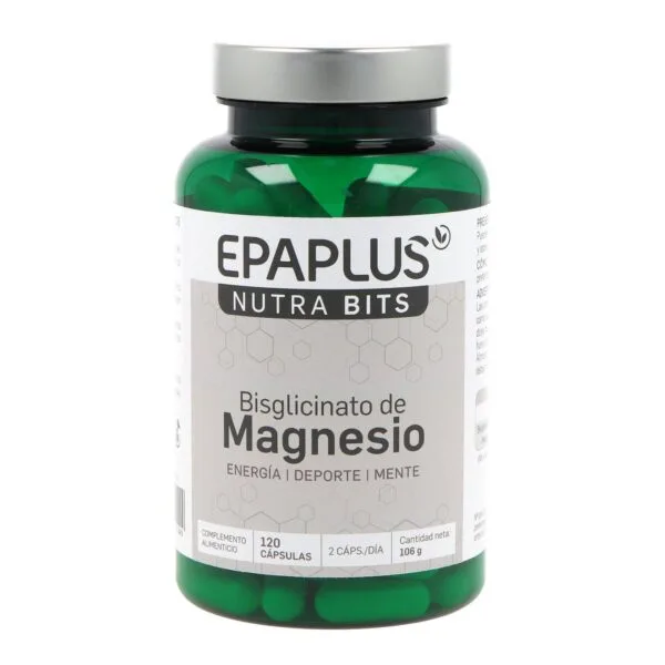 Epaplus Nutrabits magnesiumbisglycinat, kosttillskott, 120 kapslar