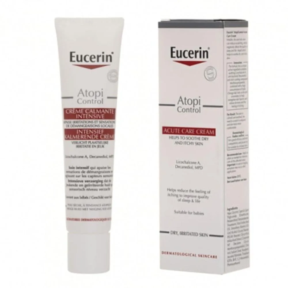 Eucerin AtopiControl Intensieve Kalmerende Creme Forte huid atopisch tube 40 ml