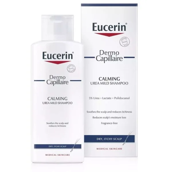 Eucerin DermoCapillaire sanftes Shampoo 5% Urea für trockene Kopfhaut 250 ml
