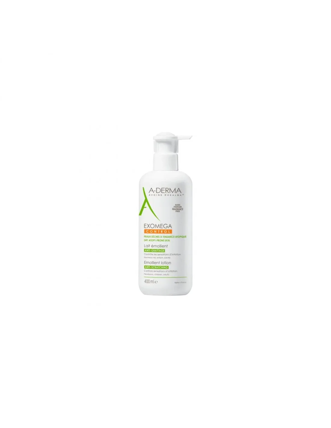 A-Derma EXOMEGA CONTROL verzachtende melk voor de droge atopische huid 400 ml